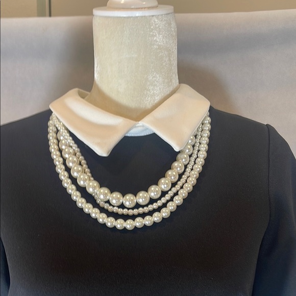 Elegant Black and White Dress - Picture 3 of 10